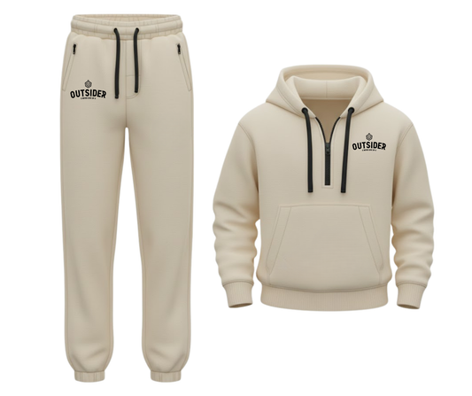 Outsider | Hoodie & Pants | Cream