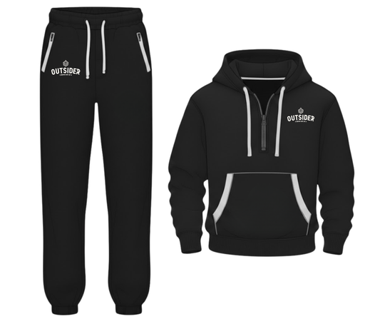 Outsider | Hoodie & Pants | Black