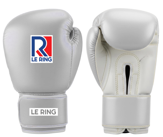 Le Ring Velcro Gloves | White