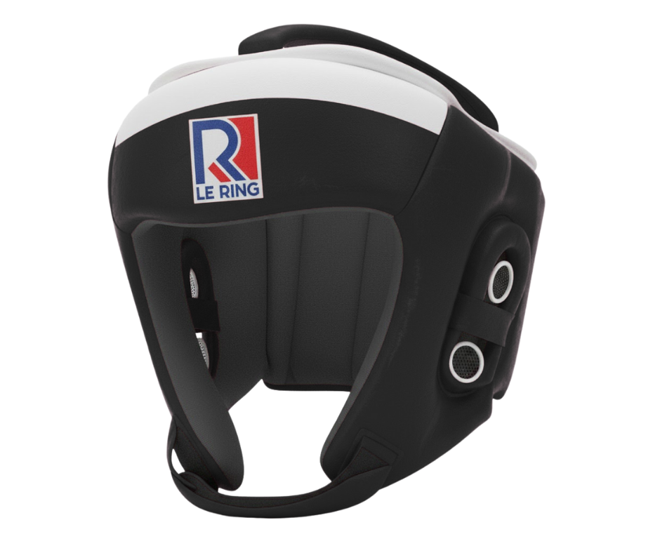 Le Ring Open Face Headgear | Black
