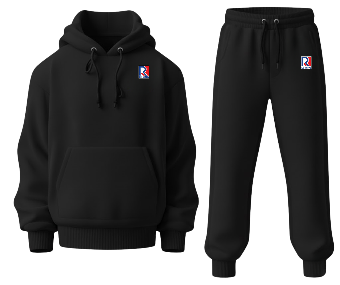 Le Ring Hoodie & Pants | Black