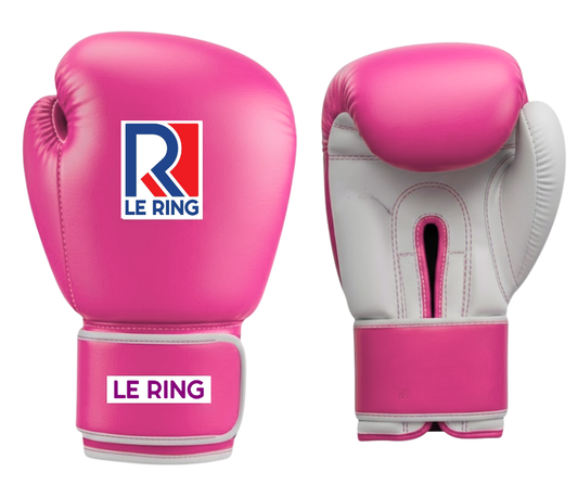 Le Ring Velcro Gloves | Pink