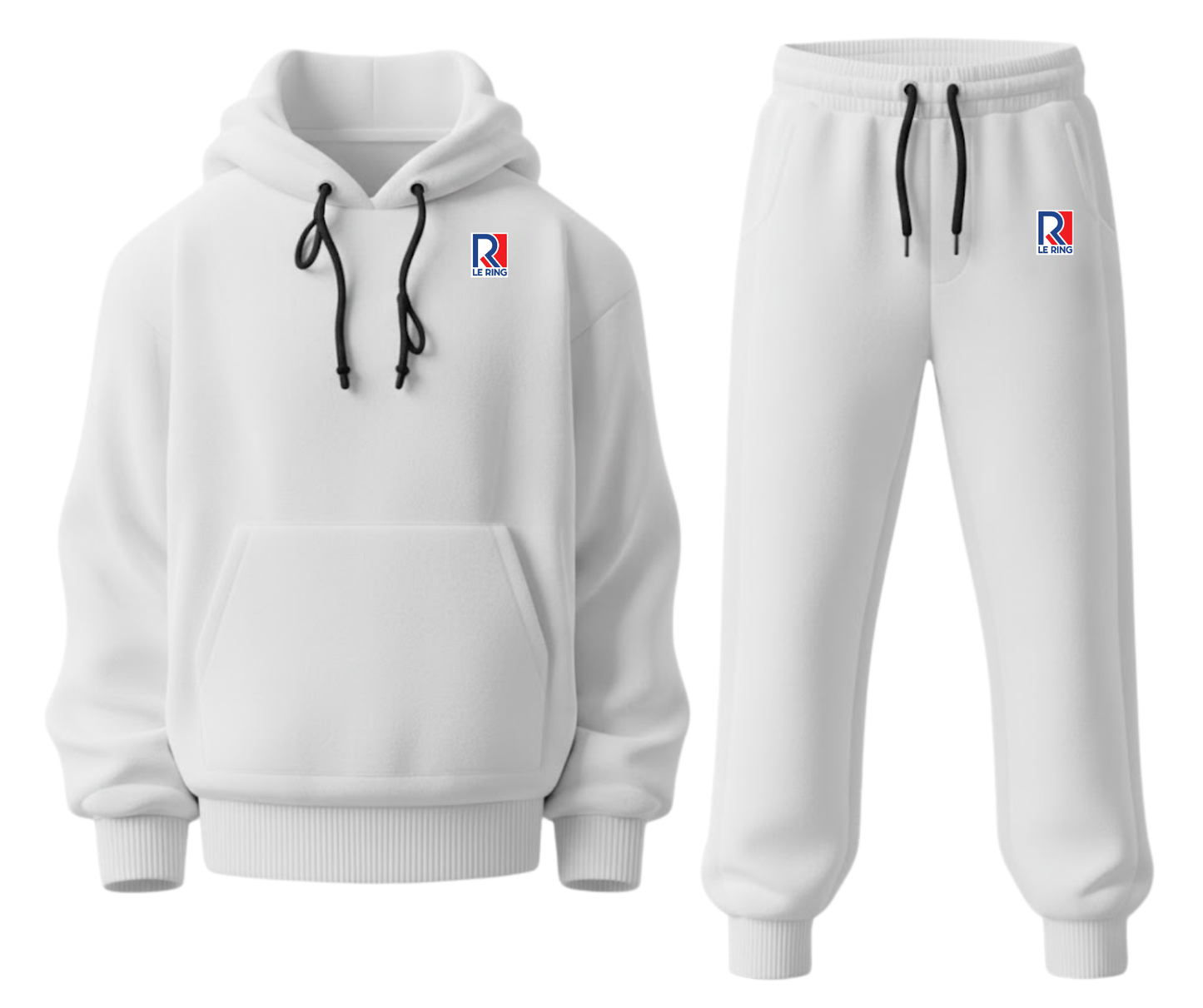 Le Ring Hoodie & Pants | White