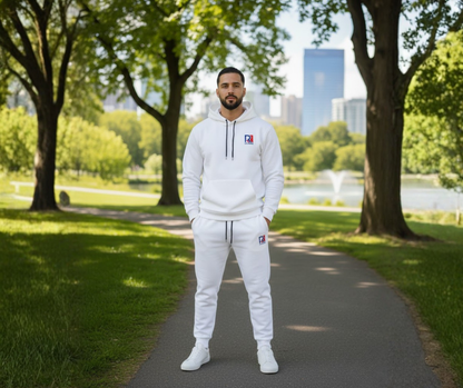 Le Ring Hoodie & Pants | White