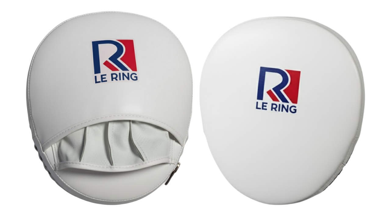 Le Ring Focus Mitts | White