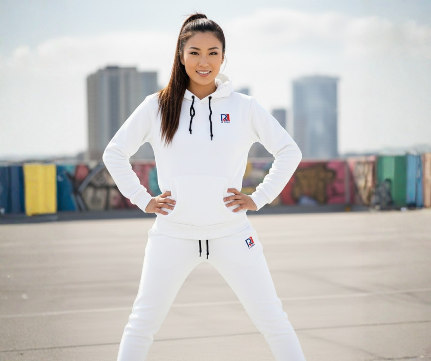 Le Ring Hoodie & Pants | White