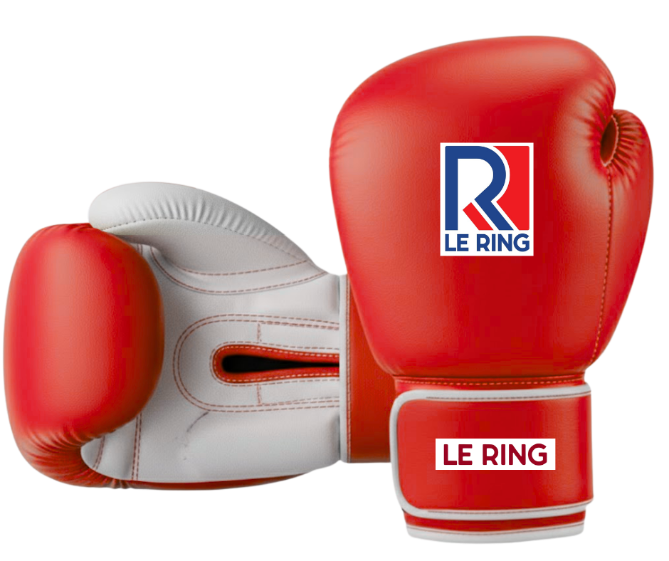 Le Ring Velcro Gloves | Red