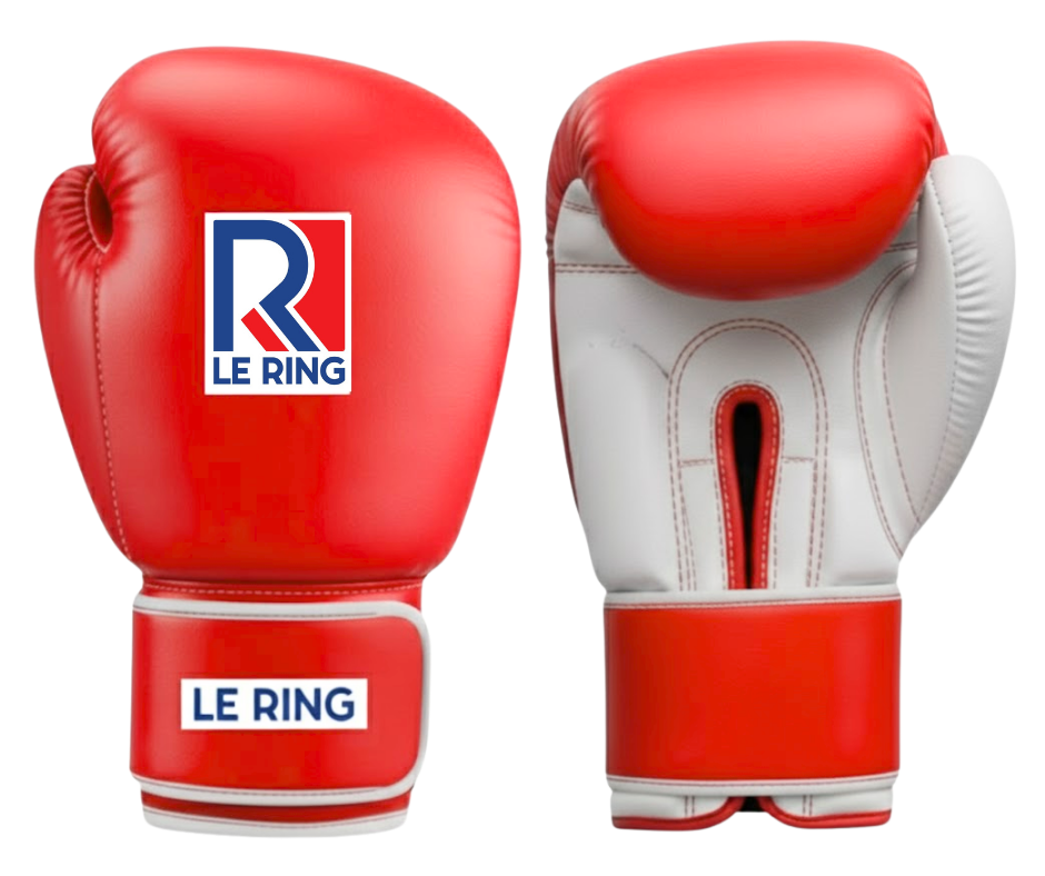 Le Ring Velcro Gloves | Red