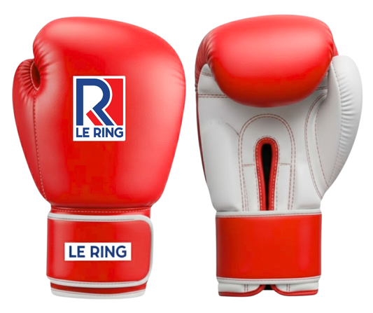 Le Ring Velcro Gloves | Red