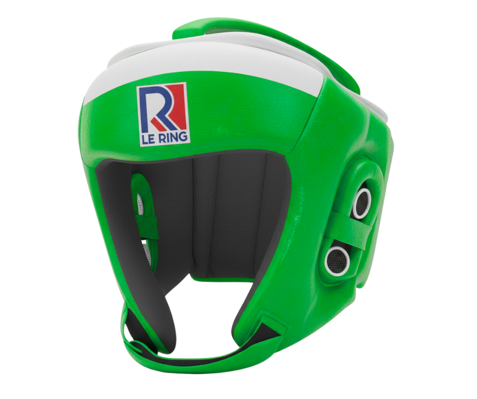 Le Ring Open Face Headgear | Green